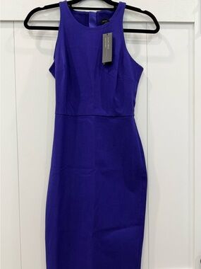 Banana Republic Royal Blue Sleeveless Sheath Dress